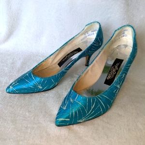 Wild Nights vintage 1980s satin heels